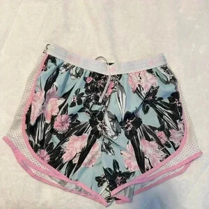 Nike Women’s Shorts TEMPO Femme Floral Athletic Workout Active Gym Yoga Size S